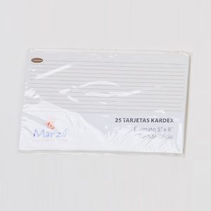Set Tarjeta Kardex 5x8 cms